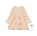 The Long Sleeve Dress - Powder