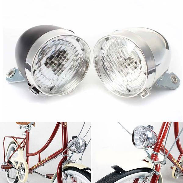 Vintage Style Bicycle Headlight - Classic Retro Bike Lamp