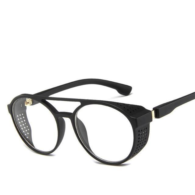 Round Polarized Sunglasses - Retro Double Bridge Frames