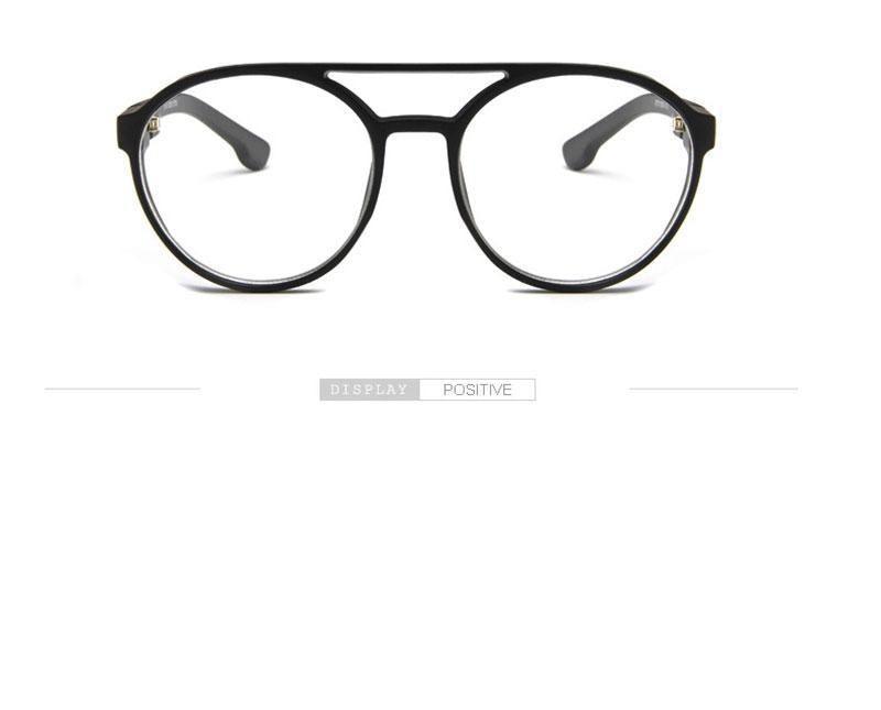 Round Polarized Sunglasses - Retro Double Bridge Frames