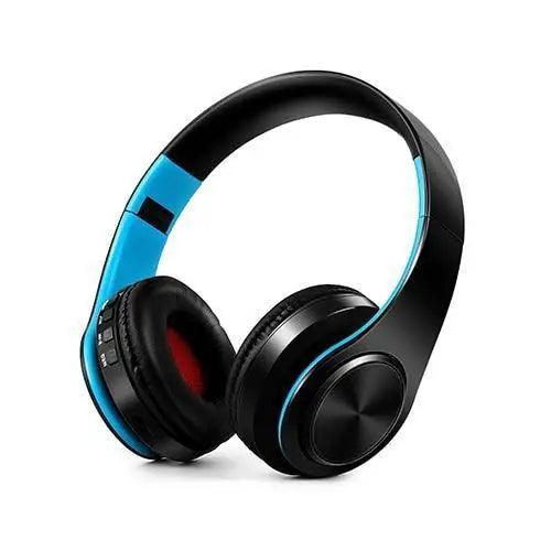 Retro Stereo Bluetooth Headphones with FM, SD Slot & Volume Control