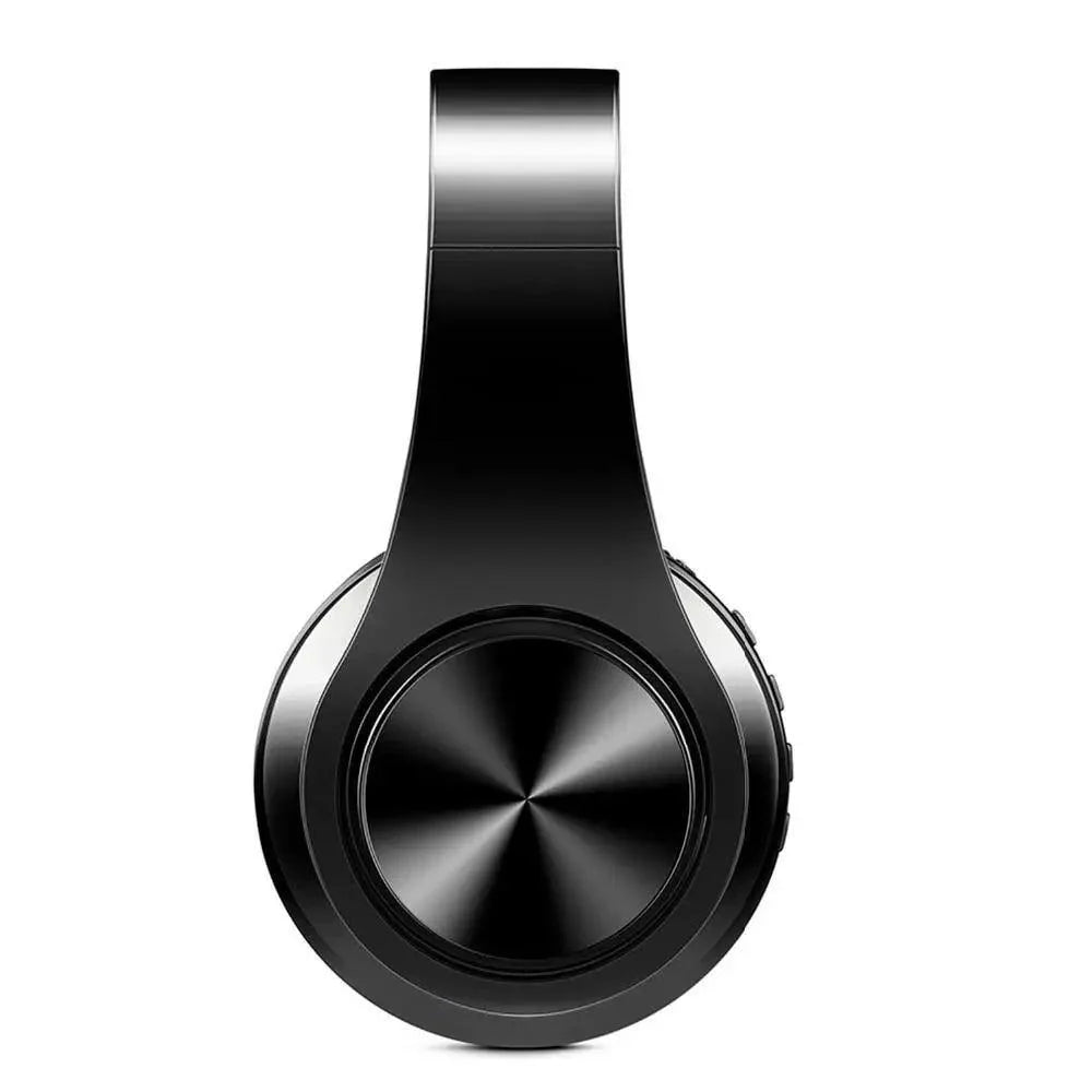 Retro Stereo Bluetooth Headphones with FM, SD Slot & Volume Control