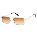 Retro Rectangle Sunglasses for Women Lightweight Vintage Style