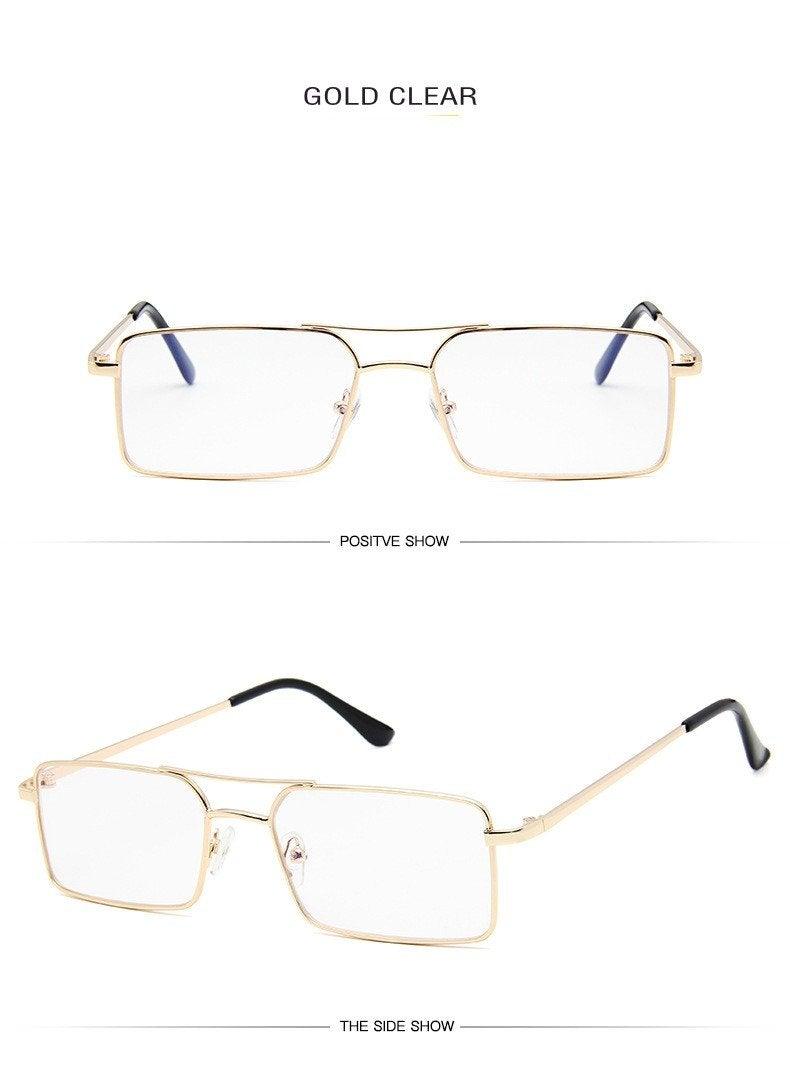 Retro Rectangle Sunglasses for Women Lightweight Vintage Style