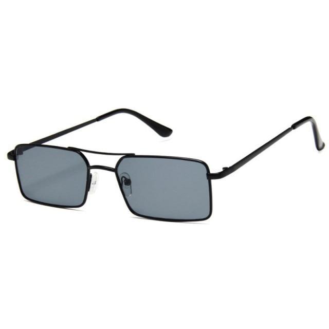 Retro Rectangle Sunglasses for Women Lightweight Vintage Style