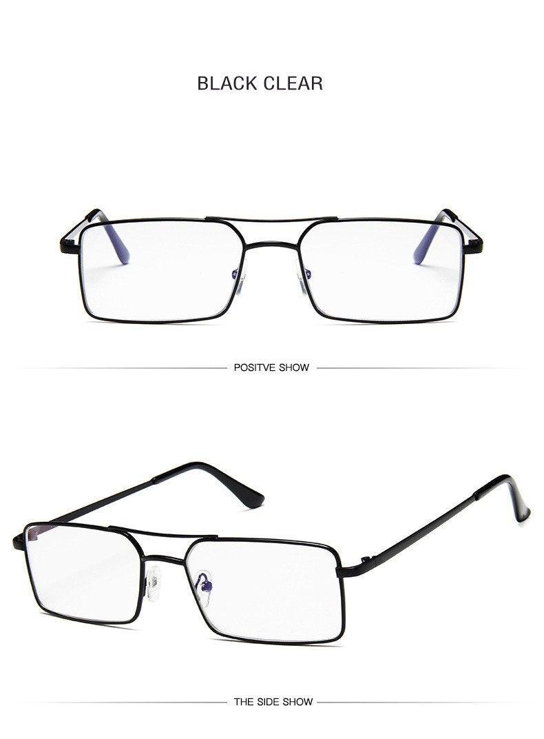 Retro Rectangle Sunglasses for Women Lightweight Vintage Style