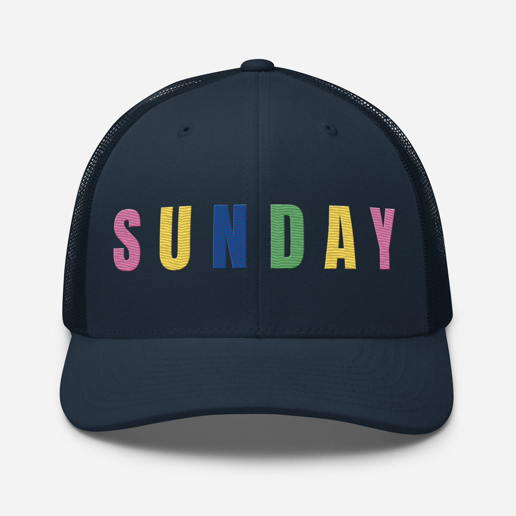 SUNDAY Embroidered Golf Hat for Women - Birdie Pop Collection