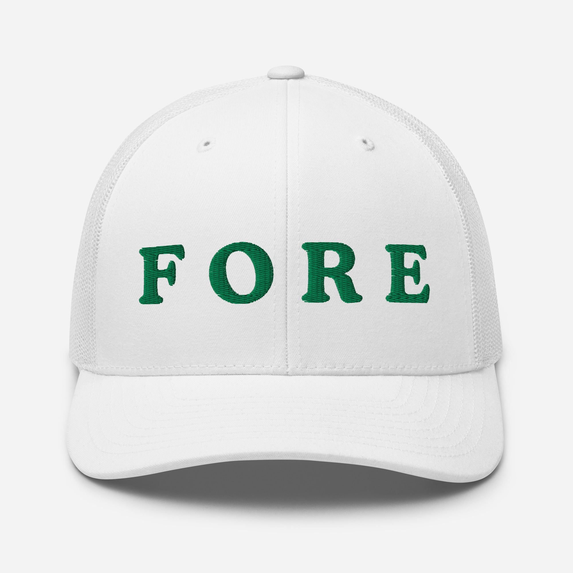 Retro FORE Embroidered Trucker Hat