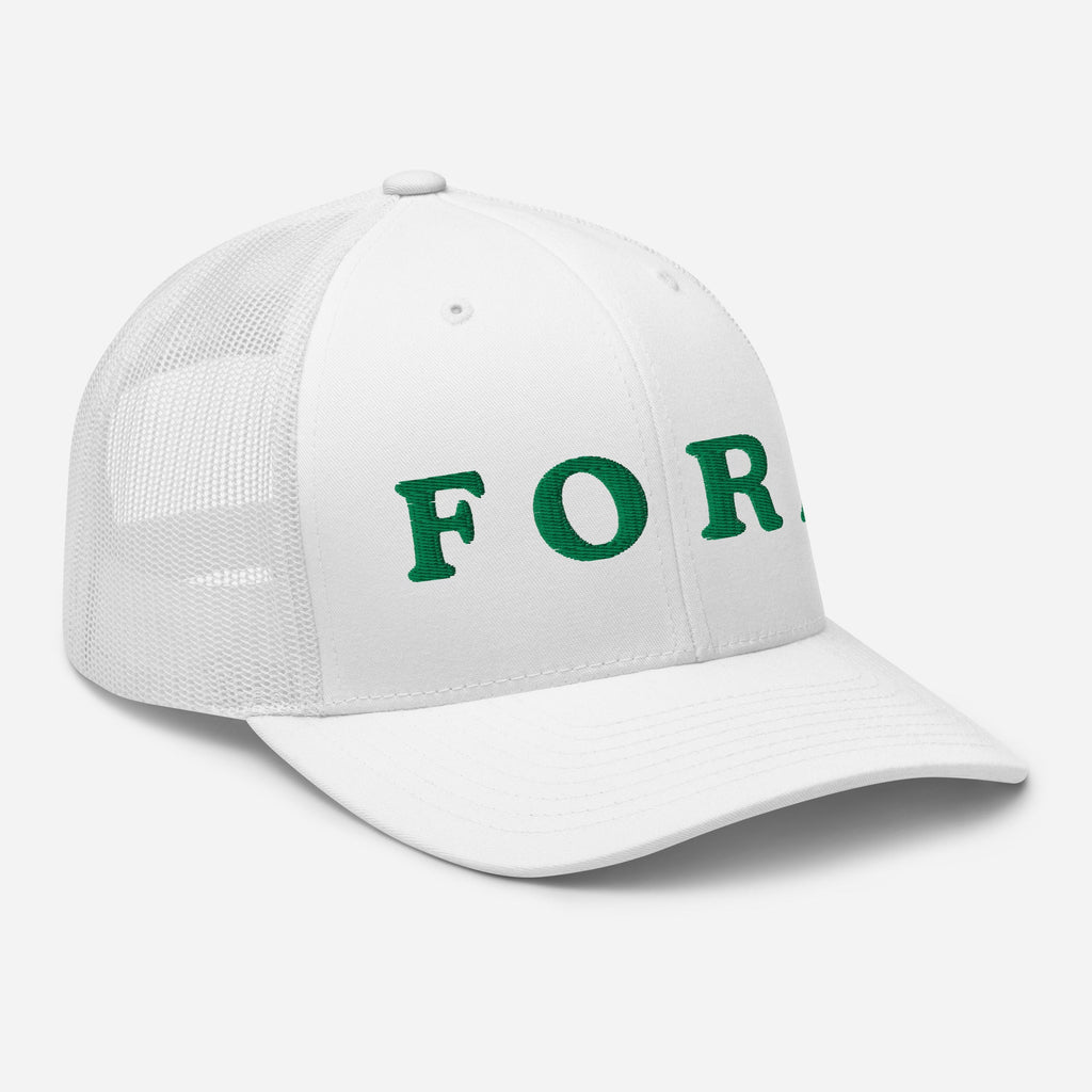 Retro FORE Embroidered Trucker Hat