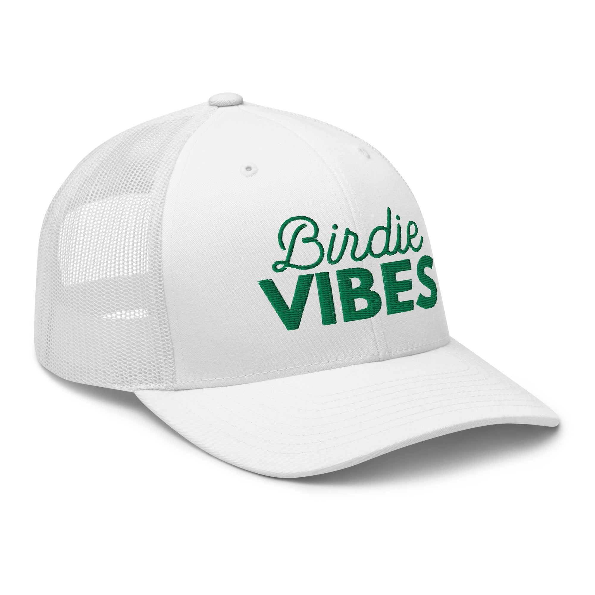Birdie Vibes Embroidered Trucker Hat