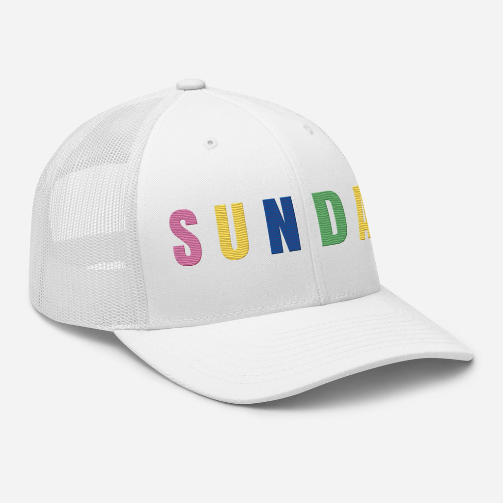 SUNDAY Embroidered Golf Hat for Women - Birdie Pop Collection