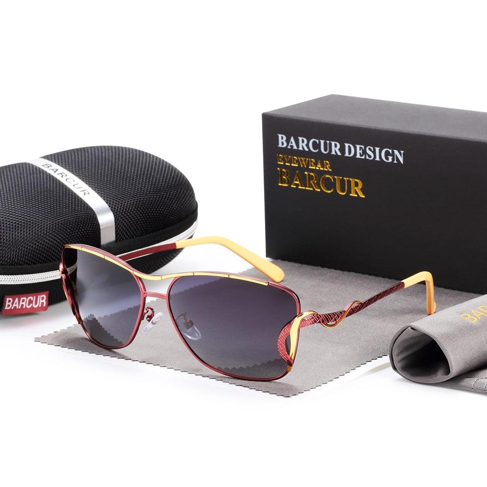 Oversized Square Aviator Sunglasses Luxury Women's Eyewear