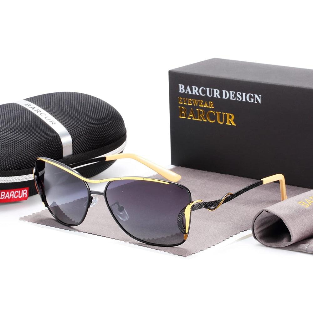 Oversized Square Aviator Sunglasses Luxury Women's Eyewear