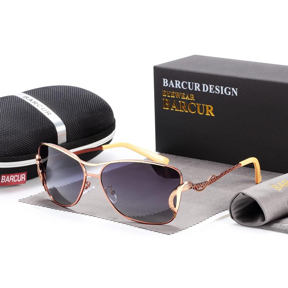 Oversized Square Aviator Sunglasses Luxury Women's Eyewear