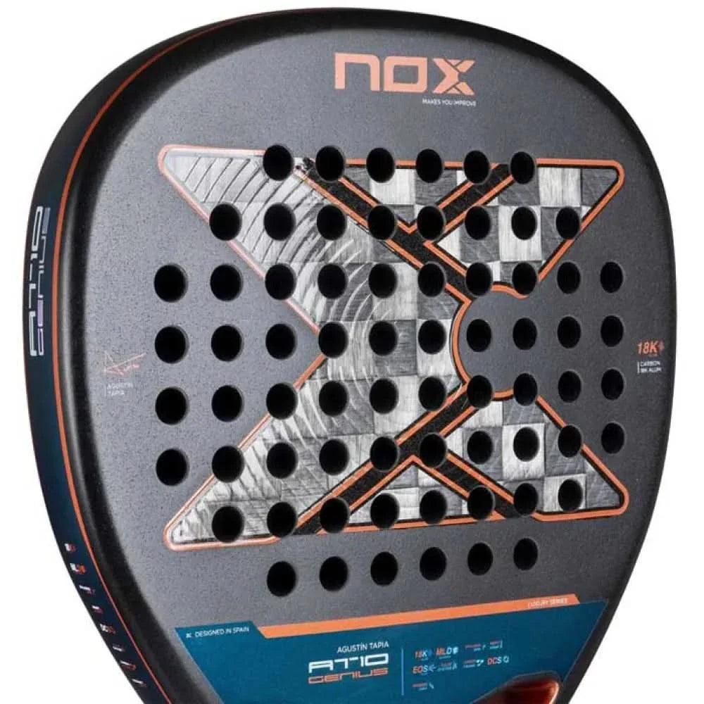 Nox AT10 Genius Attack 18K  Agustin Tapia Padel Racket 2025