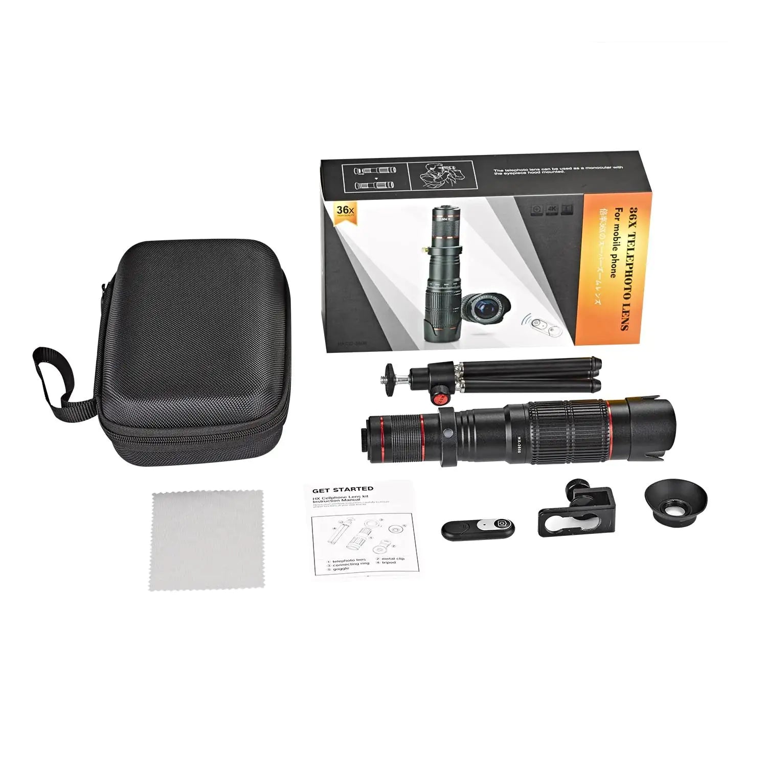 High Power HD Telephoto Lens Kit