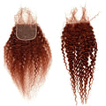 RIO Bohemian 4x4 Ginger hair closure made from 100% Virgin Remy Human Hair