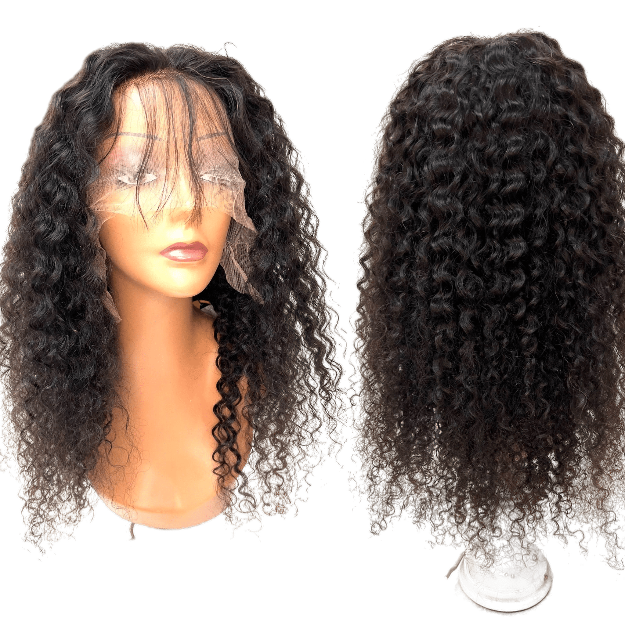 Bohemian Front Lace Wig Natural Black 100% Virgin Remy Human Hair