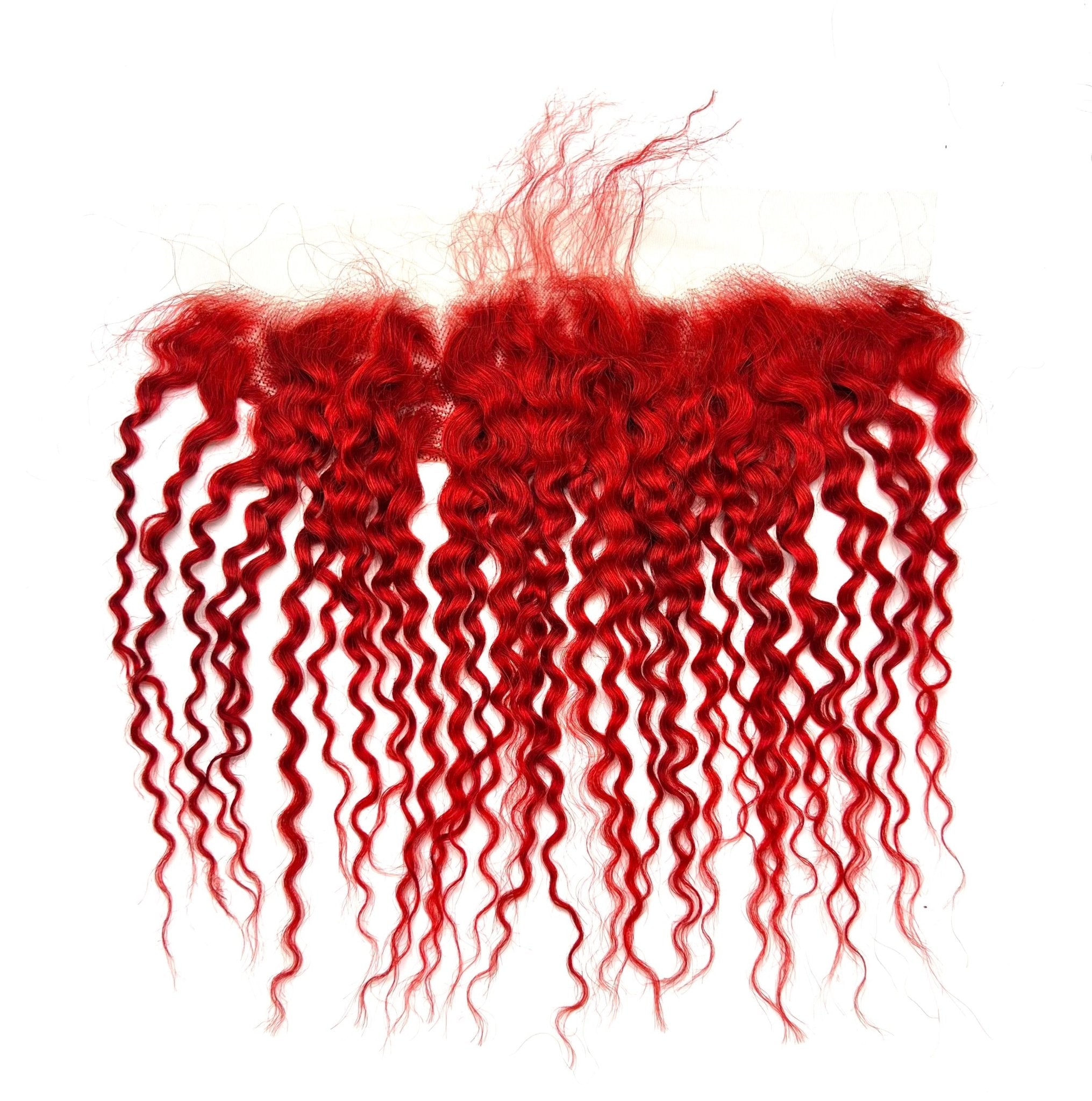 13x4 Bohemian Red Ear to Ear Frontal 100% Remy Human Hair