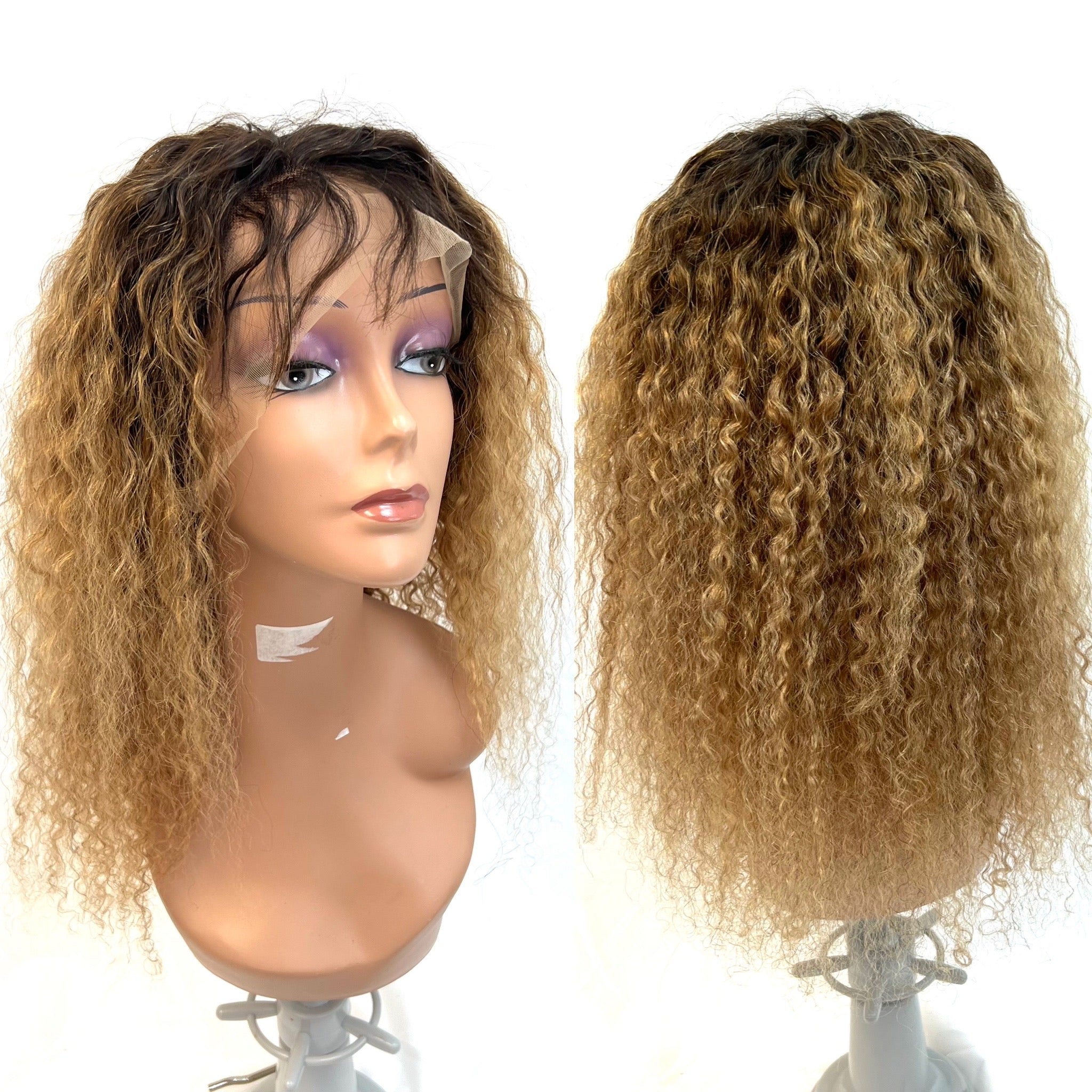 Rio Bohemian Lace Front Wig in Gold