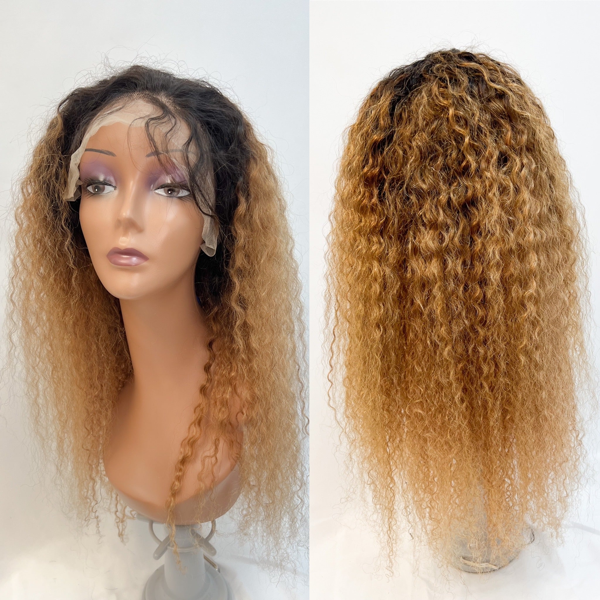 Rio Bohemian Lace Front Wig in Gold
