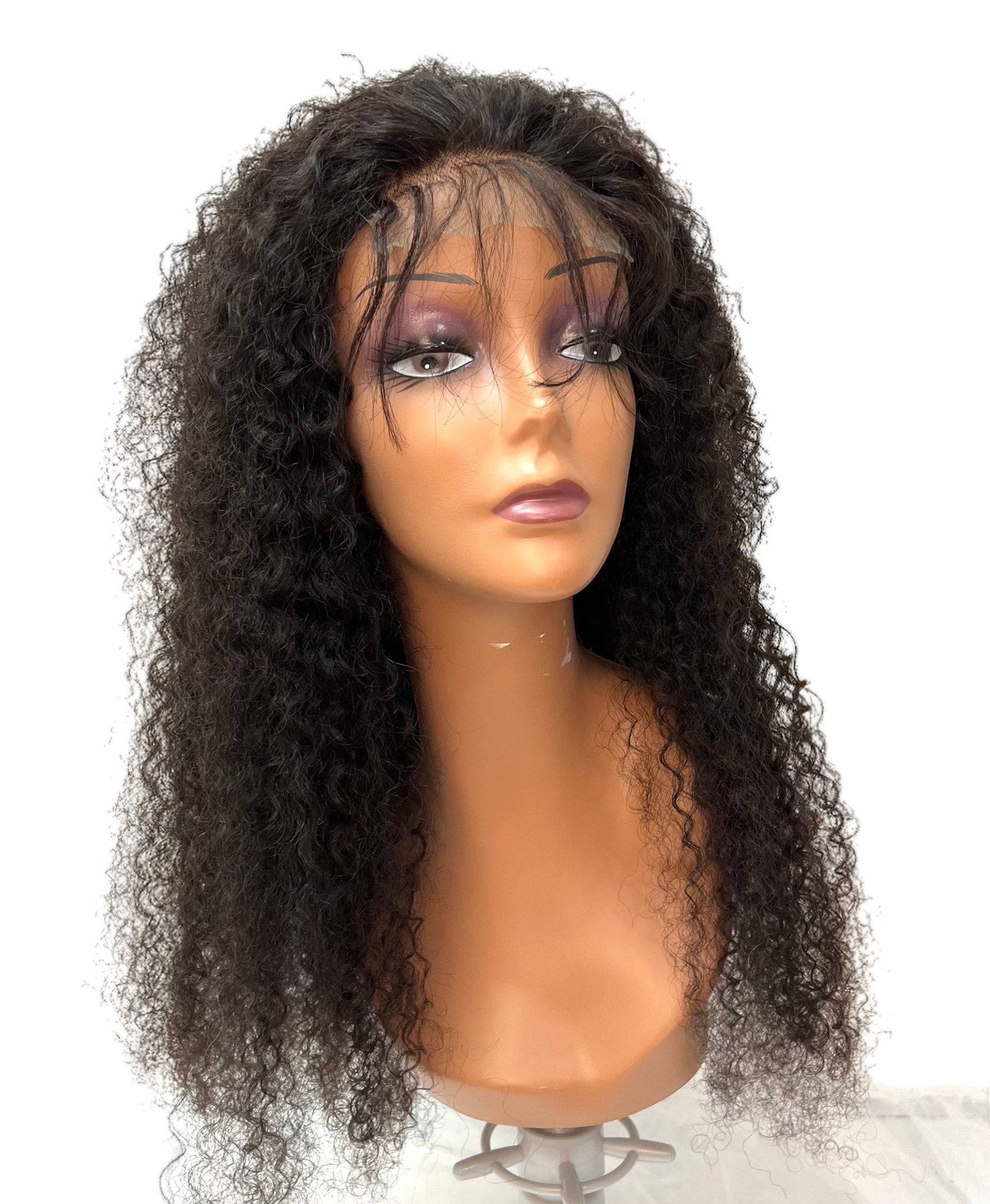 RIO Bohemian Lace Front Wig, 100% Virgin Remy Human Hair, Black