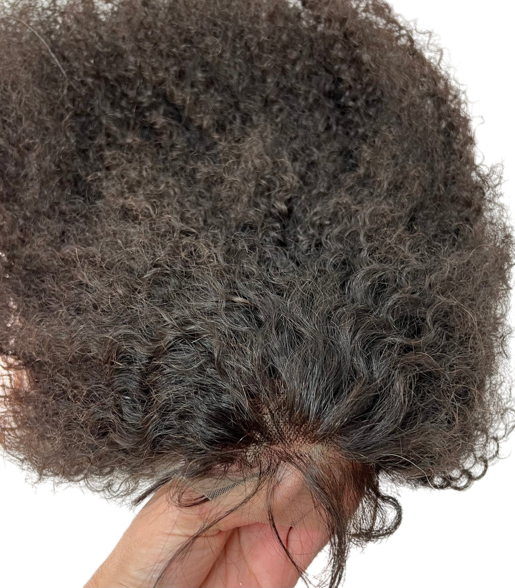 RIO Bohemian Lace Front Wig, 100% Virgin Remy Human Hair, Black