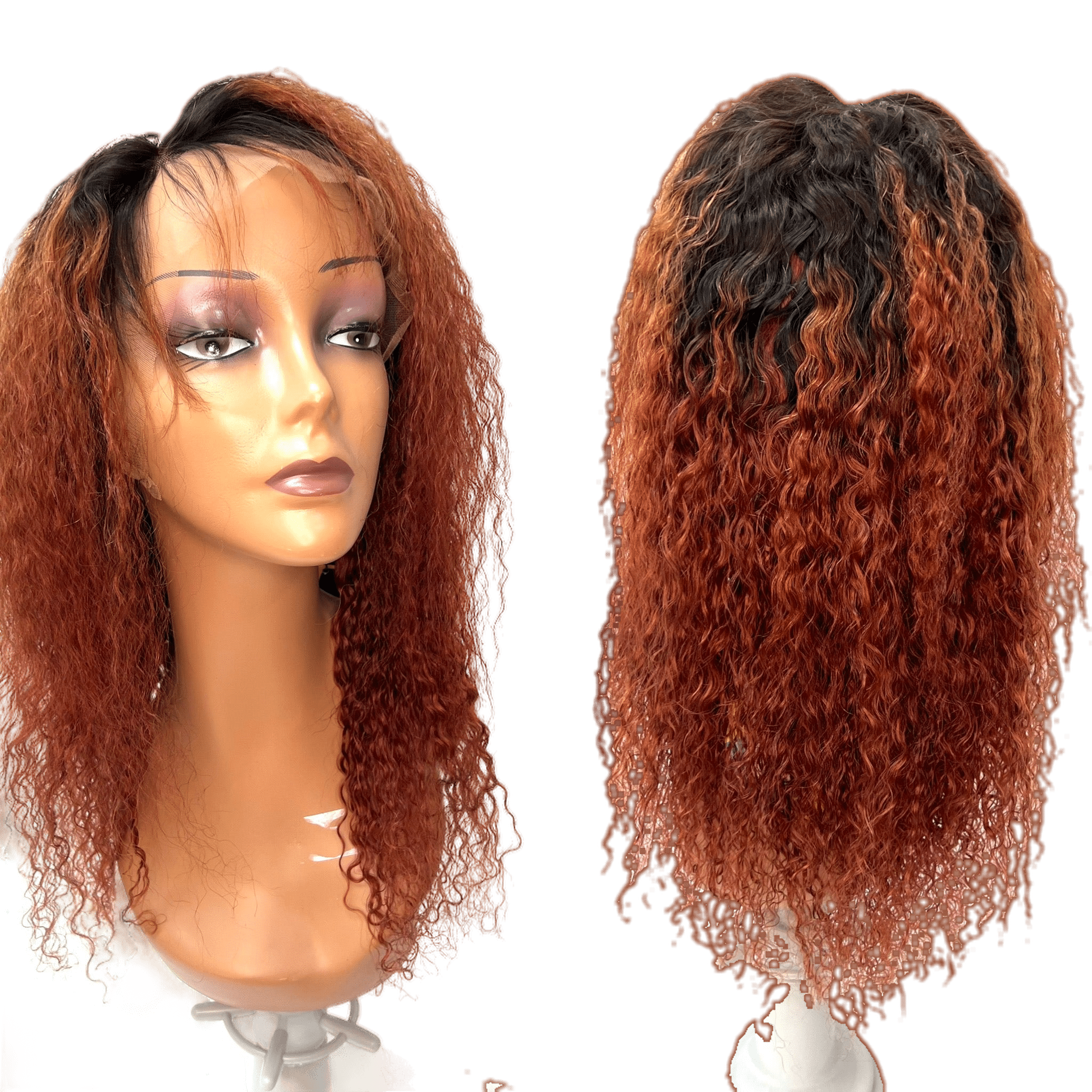 RIO Bohemian Lace Wig - Auburn and Copper Virgin Remy Hair