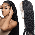 RIO Malaysian human hair front lace wig with 180% density