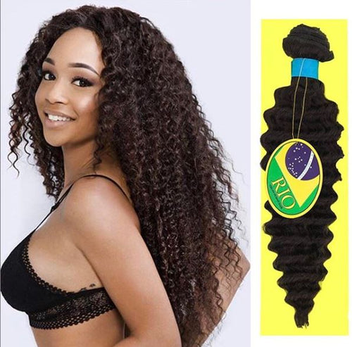 100% Virgin Remy Human Hair Pineapple Extensions - Dark Brown