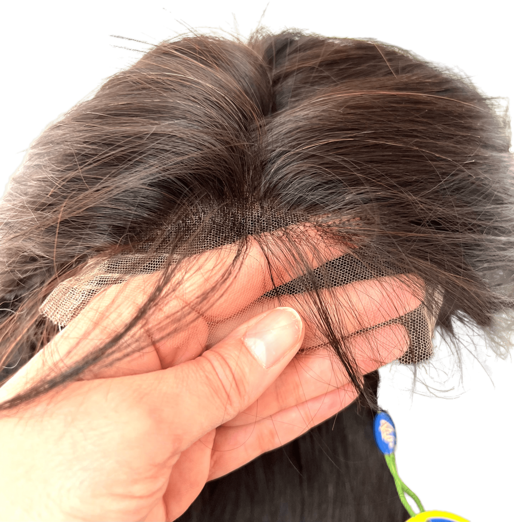 10A Grade Raw Human Hair 4x4 Lace Wig - Natural Black