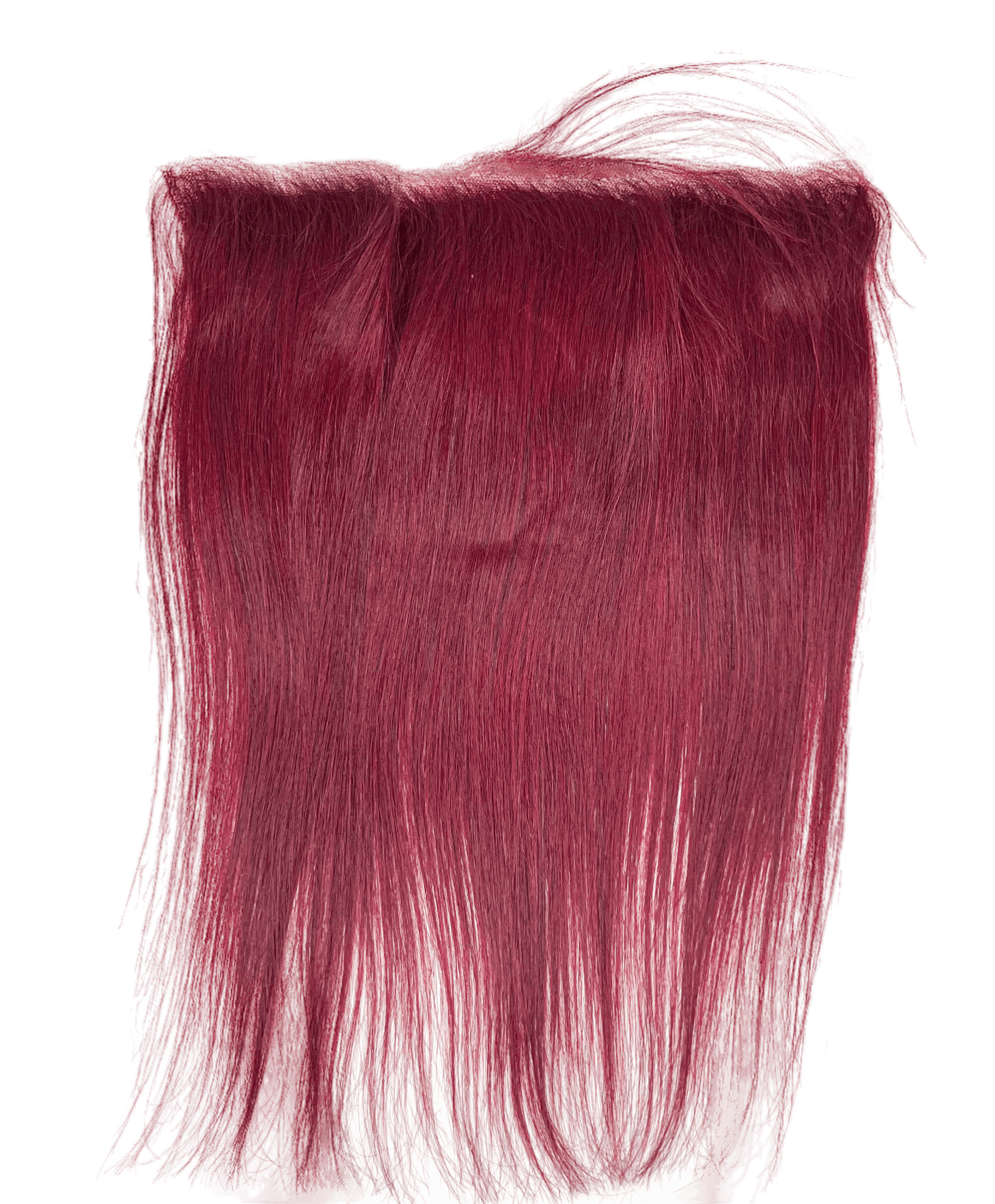 13x4 Straight Ear to Ear Lace Frontal in 99J Burgundy