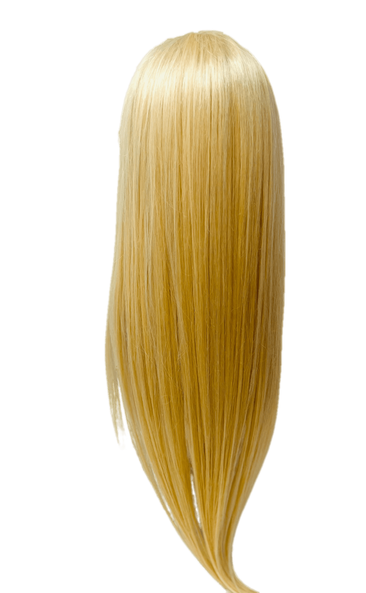 Ukrainian Straight Human Hair Front Lace Wig in Blonde