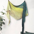 Ripple in the Sand Shawl Knitting Pattern for Ombre Yarn
