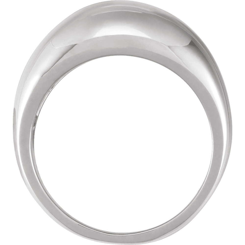 Riviera 14K Gold Dome Ring - Available in 8mm or 12mm