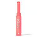 Close up of RMS Beauty Legendary Serum Lipstick showing velvety satin texture and vibrant pigment