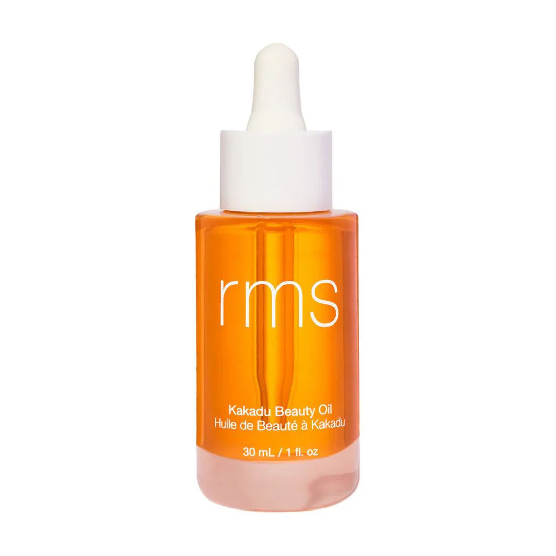 RMS Kakadu Beauty Oil 30mL bottle with orange and white label details
