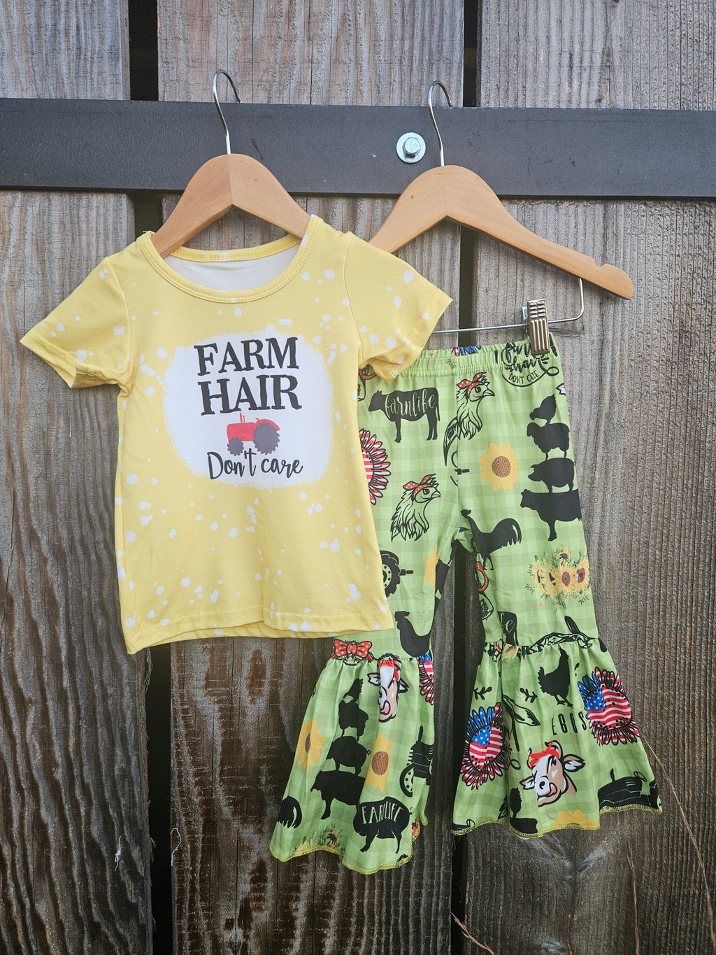 Farm Hair Bell Bottom Set