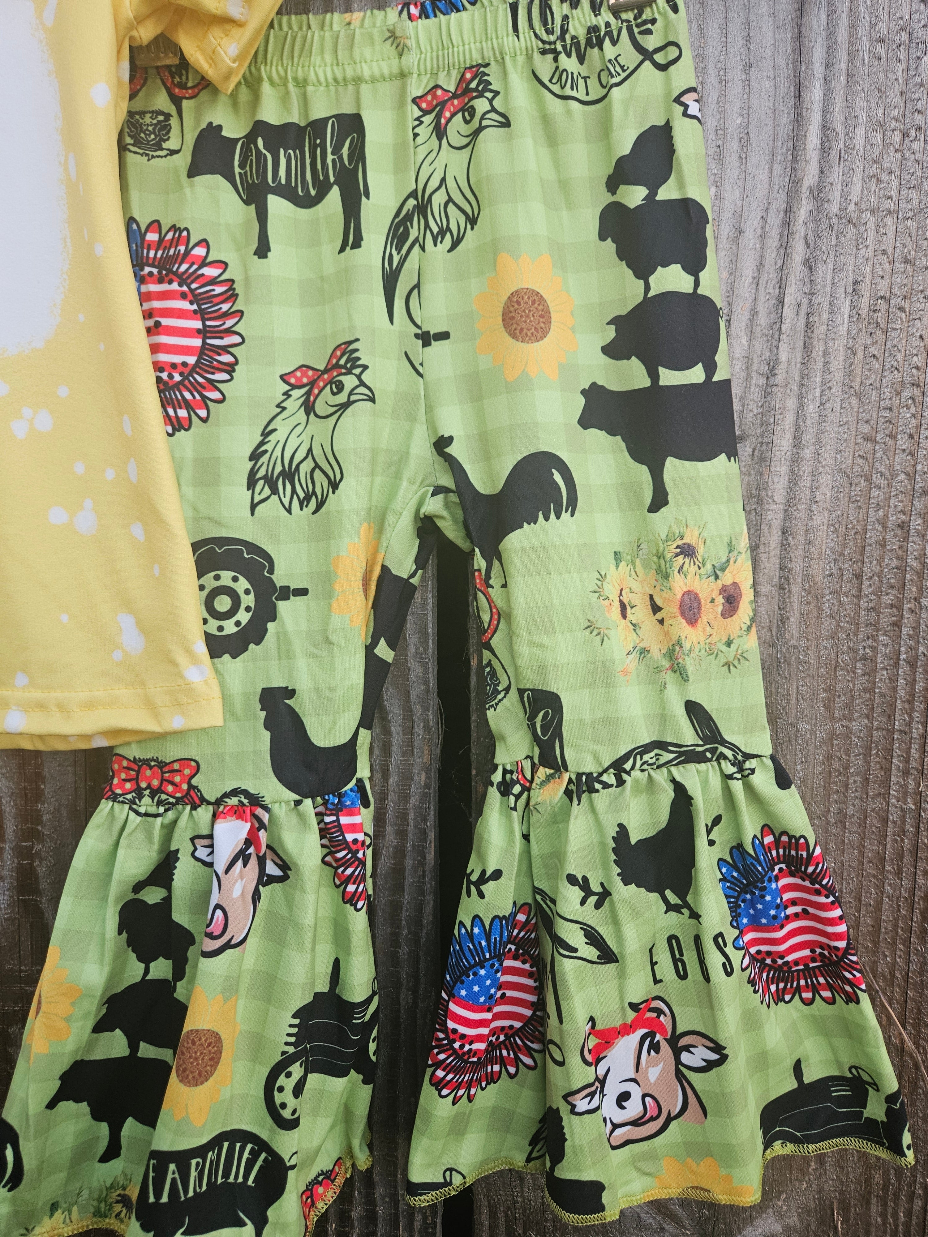 Farm Hair Bell Bottom Set