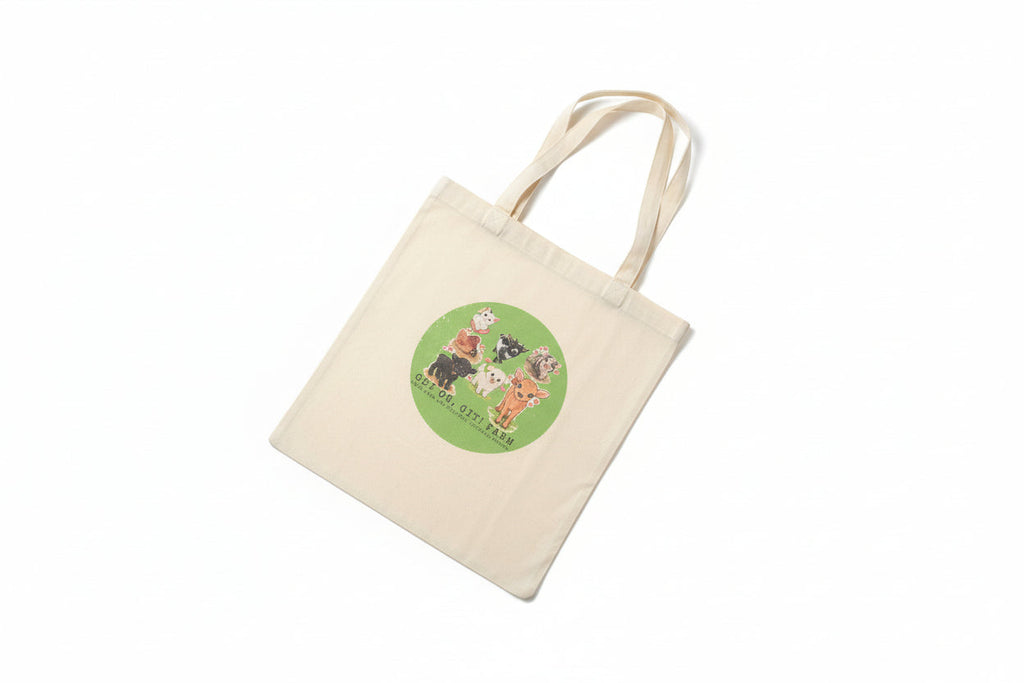 Printed Canvas Re-Useable Tote
