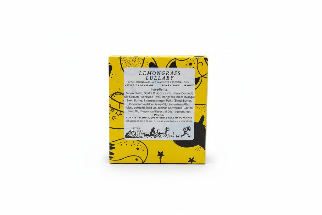 Lemongrass Lullaby Goat Milk & Tallow Shampoo Bar