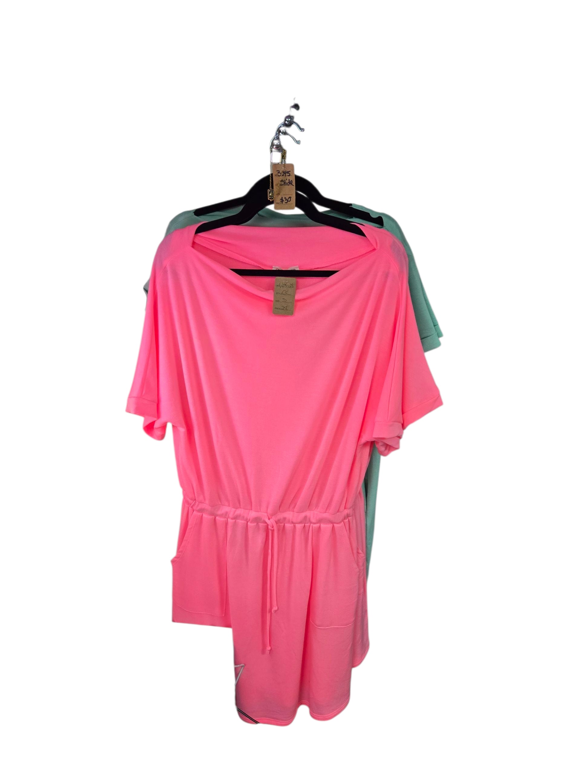 Hot Pink Shirt Dress