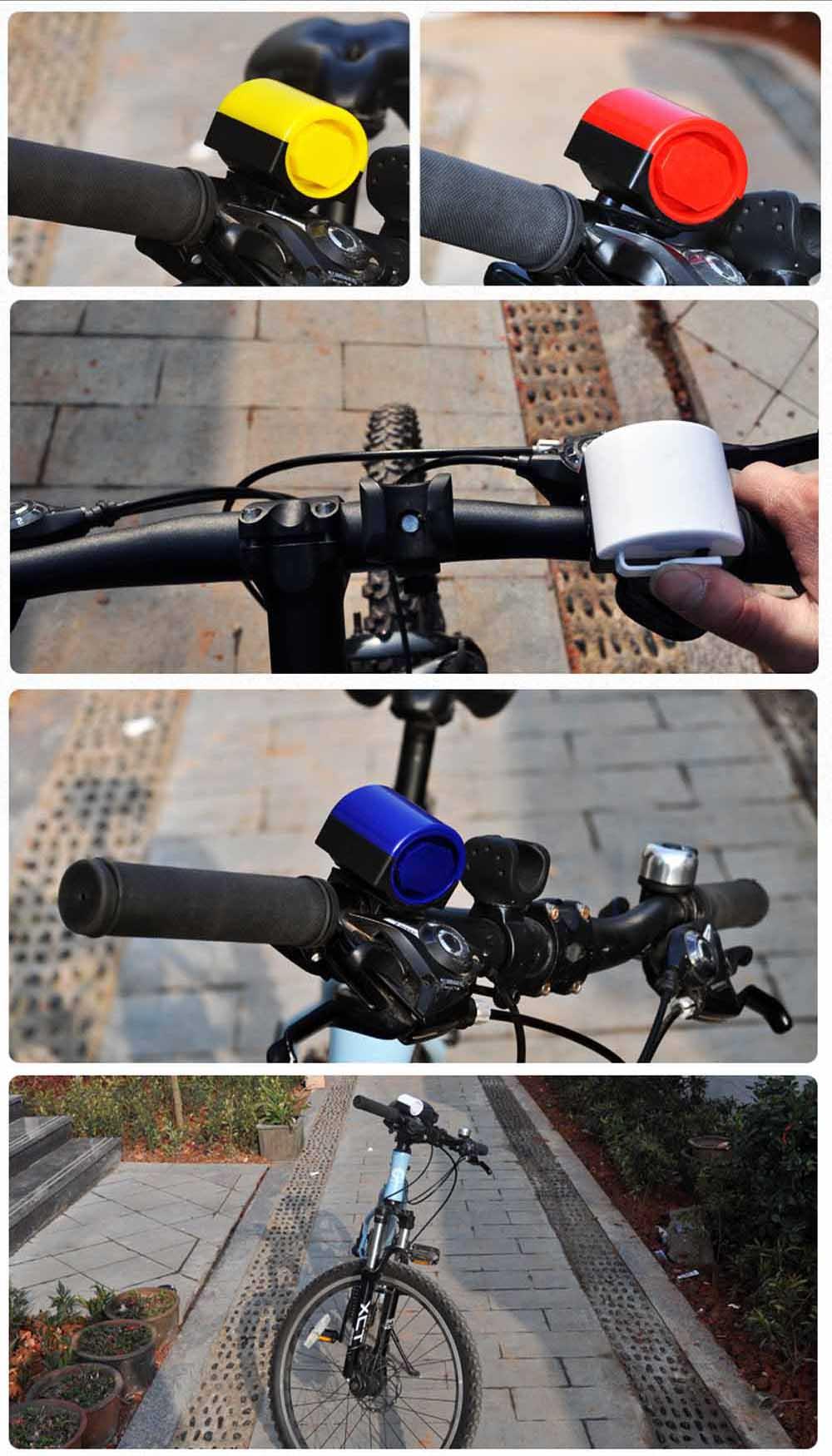 High-Decibel Electronic Bike Horn - Sporty Cycling Siren