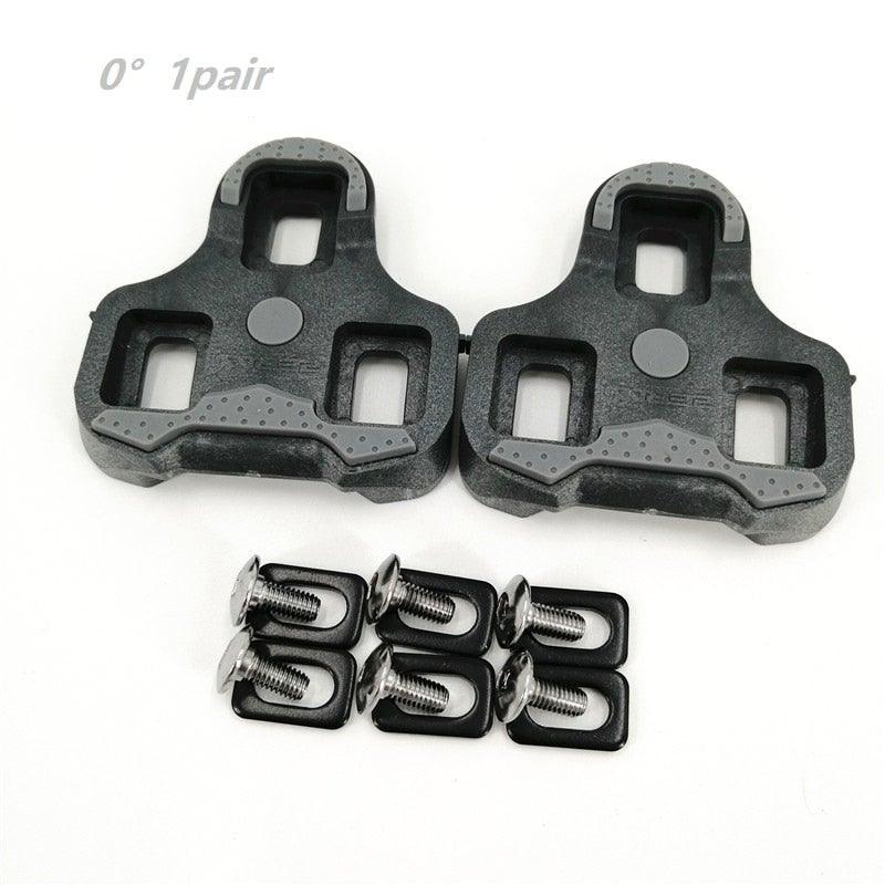 Road Bike Cycling Cleats Set – Self-Locking Anti-Slip Pedal Clips
