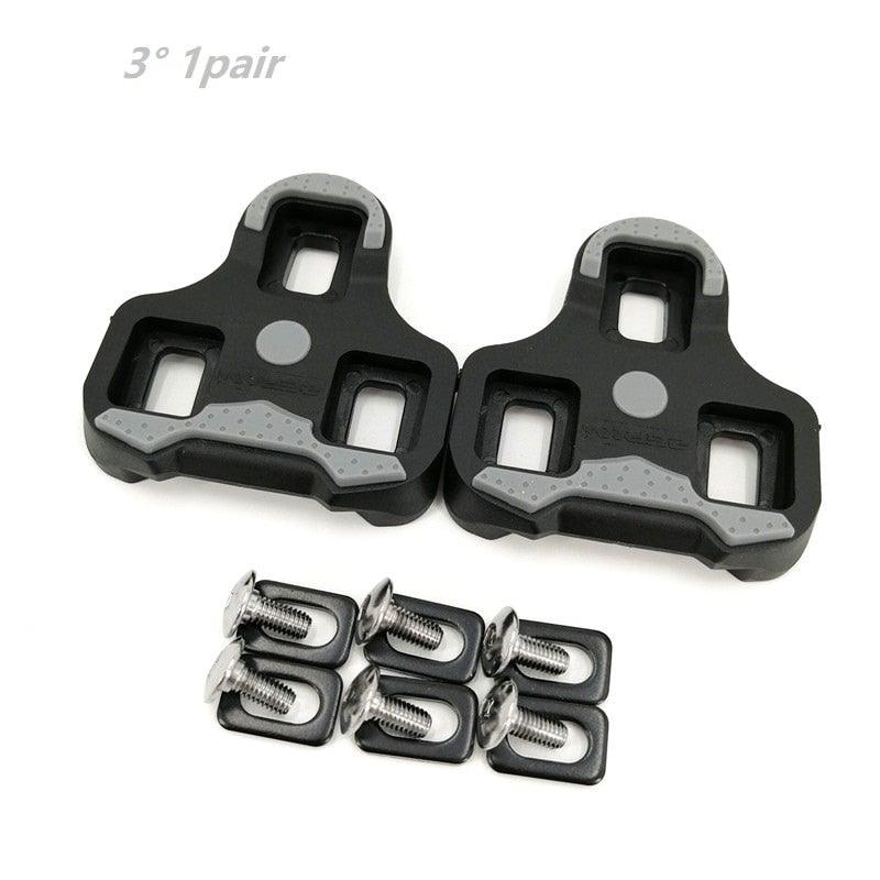 Road Bike Cycling Cleats Set – Self-Locking Anti-Slip Pedal Clips