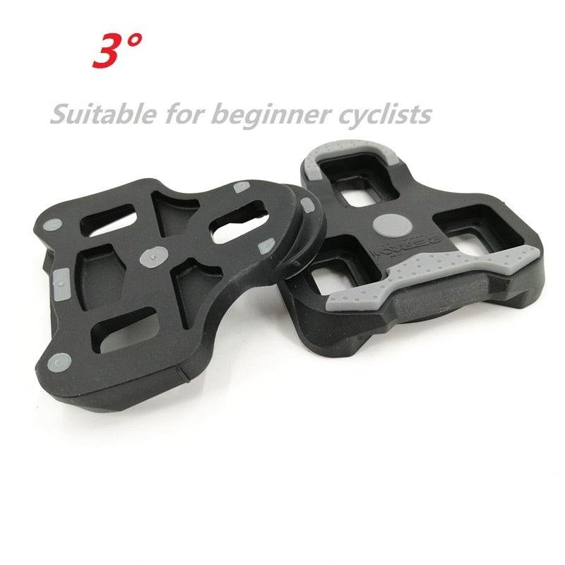 Road Bike Cycling Cleats Set – Self-Locking Anti-Slip Pedal Clips