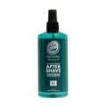 Bottle of Rolda R2 Aftershave Cologne 14oz with teal liquid and minimalist dark labels.