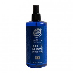 Rolda R3 Aftershave Cologne 14oz in a deep royal blue bottle with white and black typography