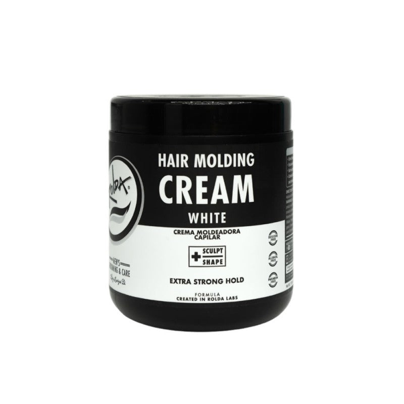 17.6oz Rolda White Hair Molding Cream for extra firm hold and curl definition