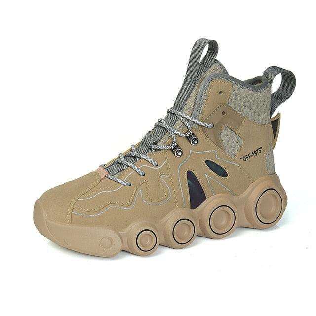 Men's Abstract High-Top Fashion Running Sneakers